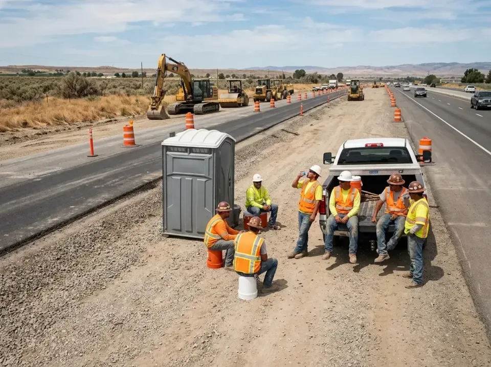 highway-road-construction-crew-007 — frequently asked questions, Porta Potty and Restroom Rentals in Garnett, KS